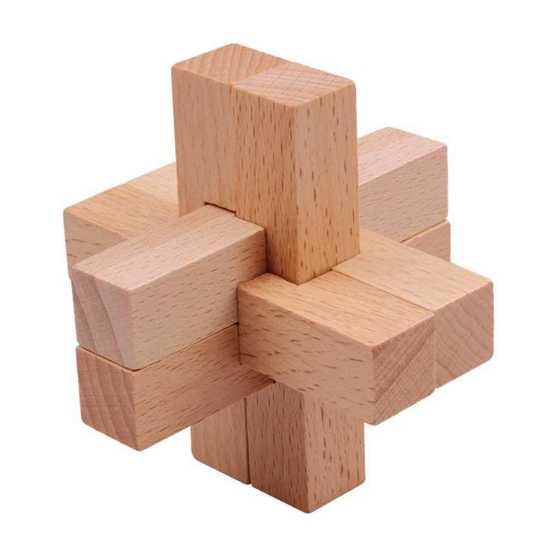 Wooden Puzzle Kids - Wooden Luban Puzzle for Adults Kids