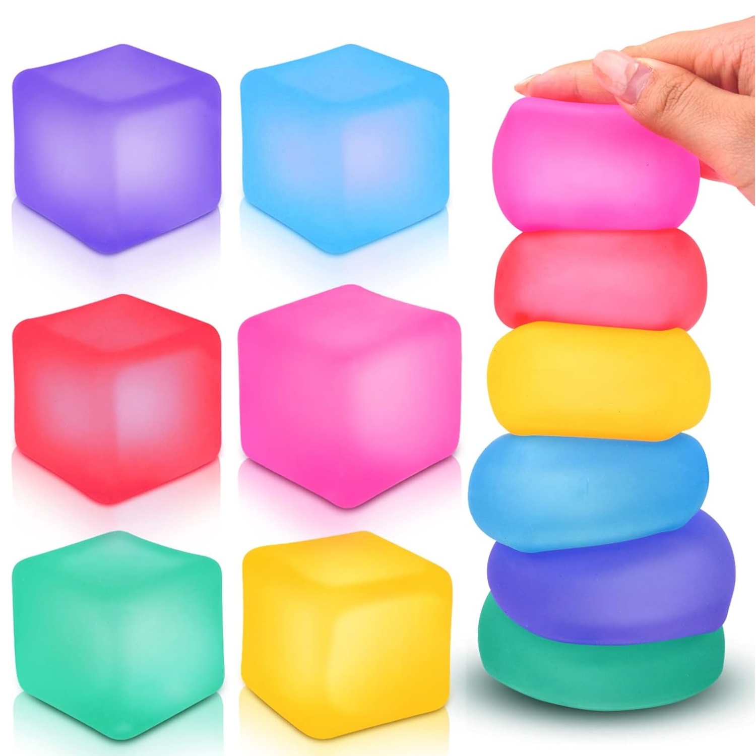 Kids Quiet Toys - Stress Cube Squishy Fidget Toys for