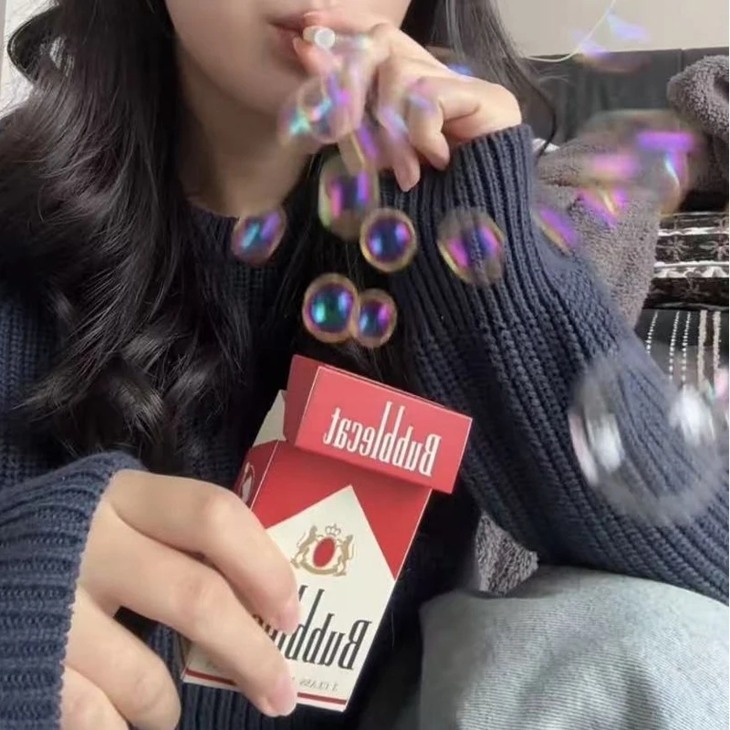 Bubble Machine Outdoor - 2026 Instagram-Style Funny Cigarette Box Toy