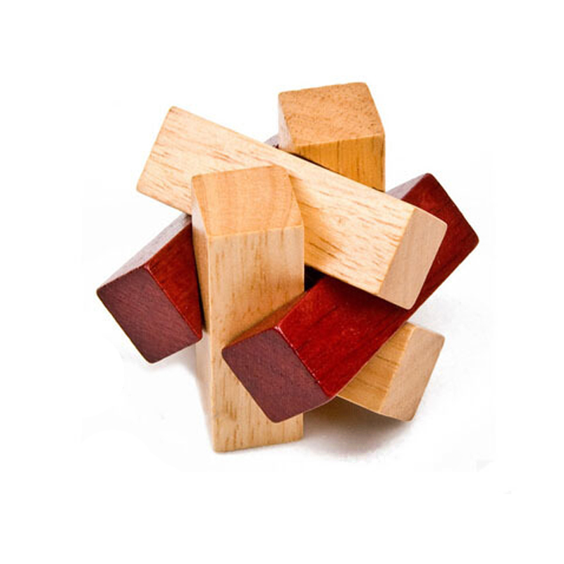 Wooden Puzzle Kids - Wooden Knot Puzzle Brain Teasers for