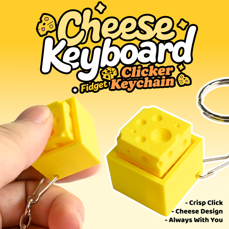 3D Printed Cheesy Key Fidget C - Kids Toys Usa recension och pris
