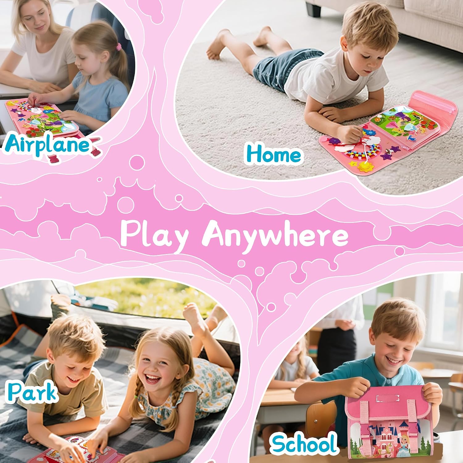 Fun Princess Castle Activity B - Kids Quiet Toys recension och pris