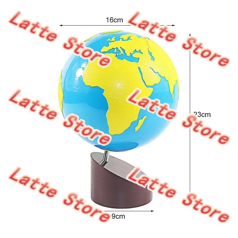 Montessori Continents Globe, W - Kids Toys Learning recension och pris