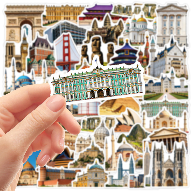 50PCS Famous City Landmark Tra - Kids Toys Vintage recension och pris