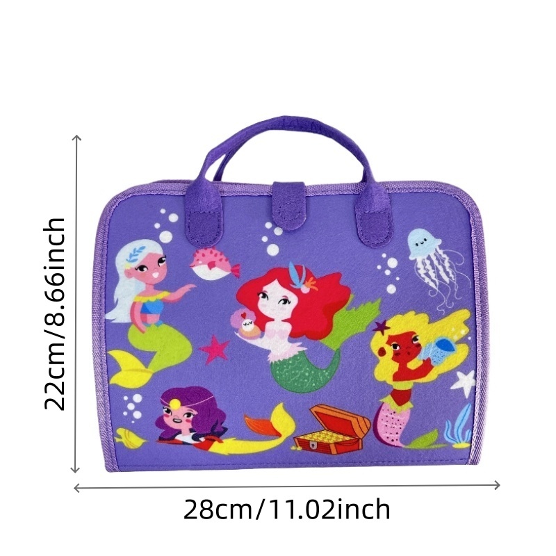 Mermaid Felt Quiet Busy Board  - Kids Zip Toys recension och pris