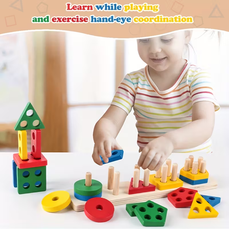 Montessori Wooden Games Baby T - Kids Quiet Toys recension och pris