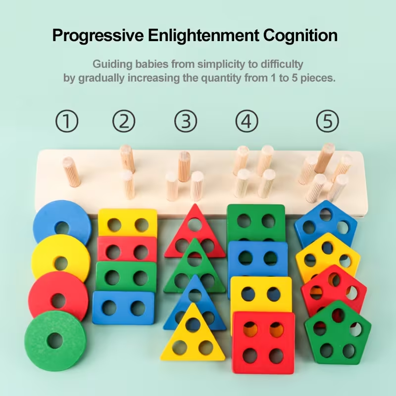 Montessori Wooden Games Baby T - Kids Quiet Toys recension och pris