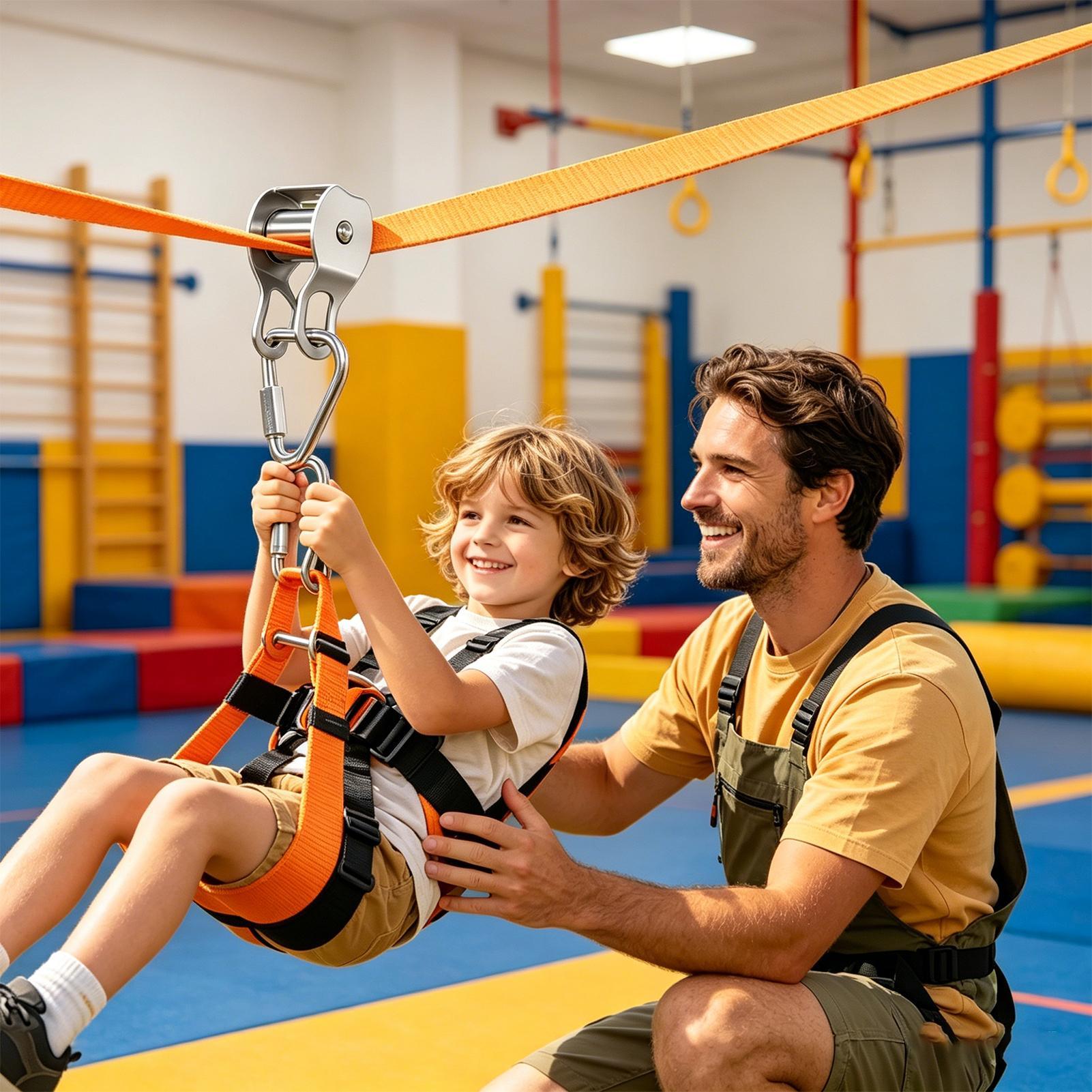 Zip Line for Kids Balance Fun  - Kids Zip Toys recension och pris