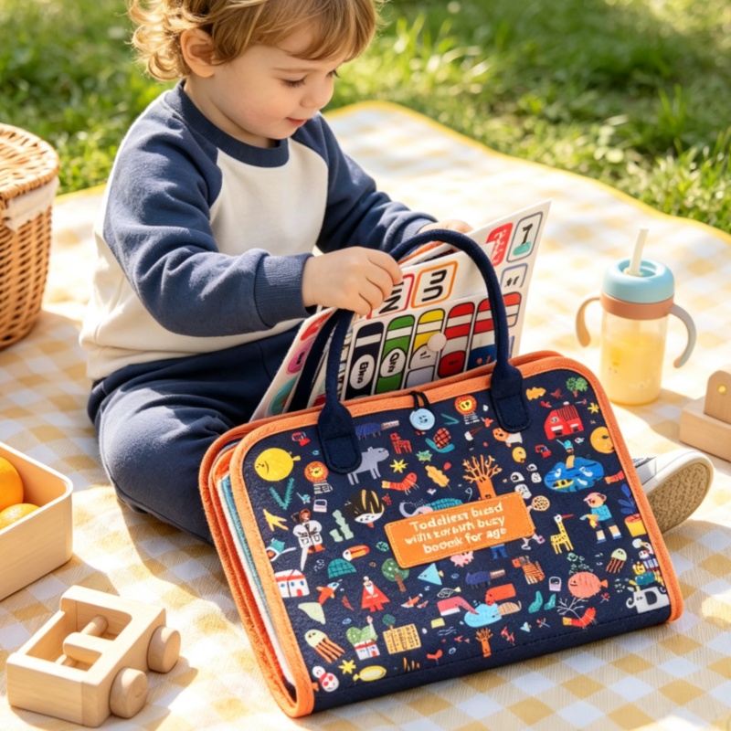 Cartoon City Busy Board Felt Q - Kids Zip Toys recension och pris