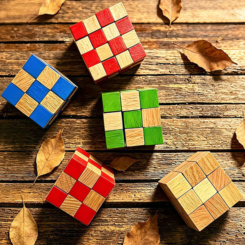 Square Snake Cube Wooden Brain - Wooden Puzzle Kids recension och pris