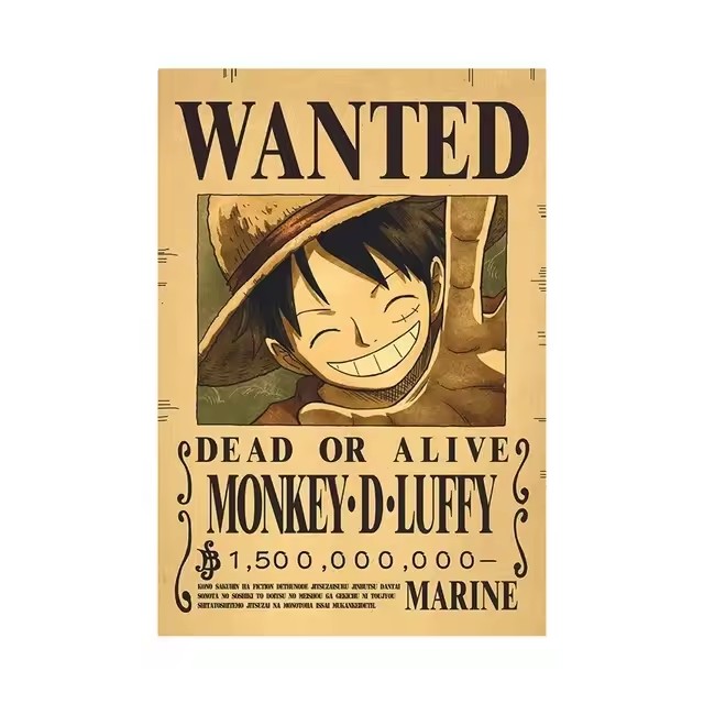 Anime One Piece Bounty Wanted  - Kids Toys Vintage recension och pris