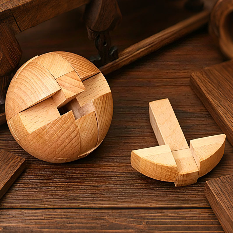 Classic Wooden Puzzle Ball Mag - Wooden Puzzle Kids recension och pris