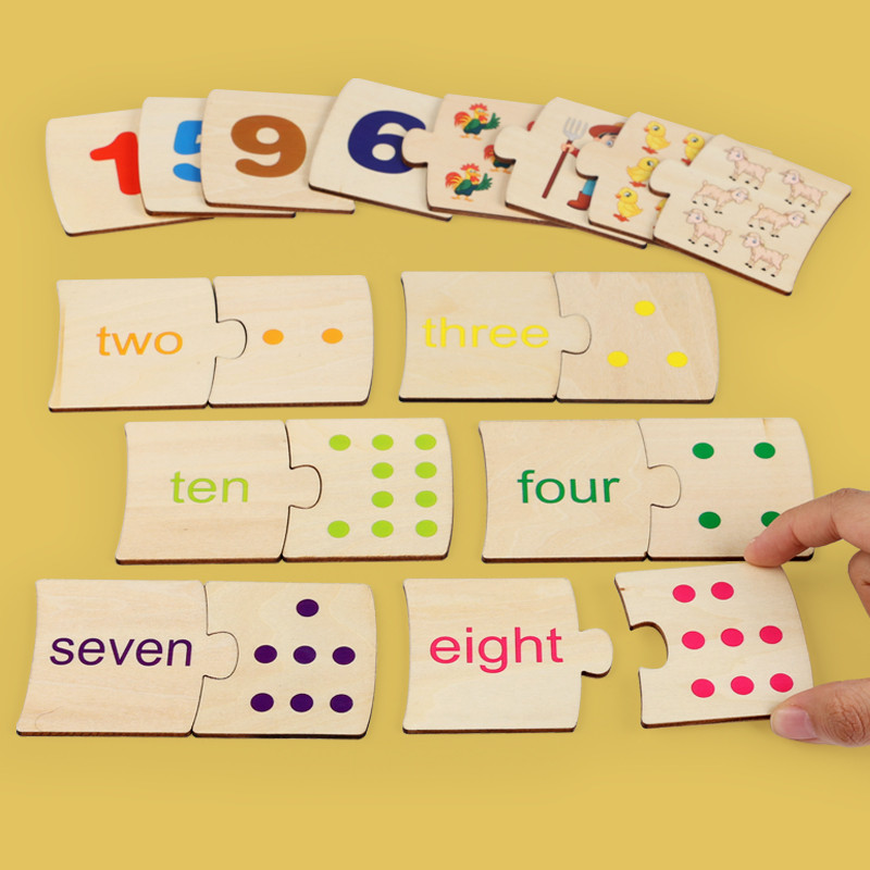 Children Iron Box Number Enlig - Wooden Puzzle Kids recension och pris