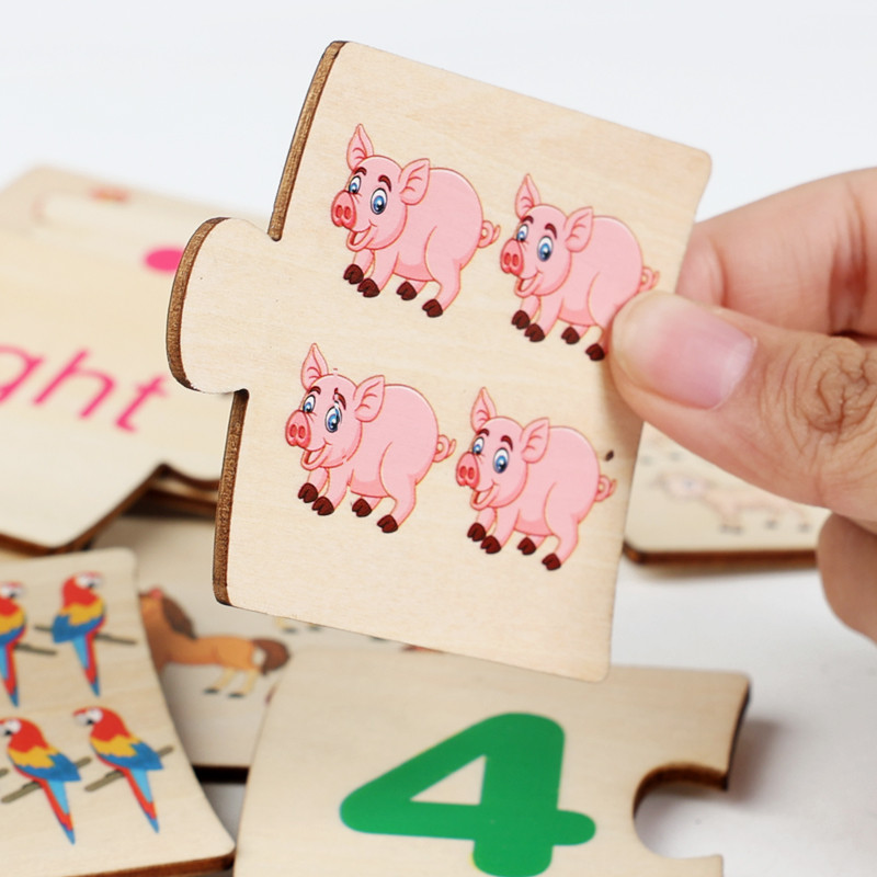 Children Iron Box Number Enlig - Wooden Puzzle Kids recension och pris