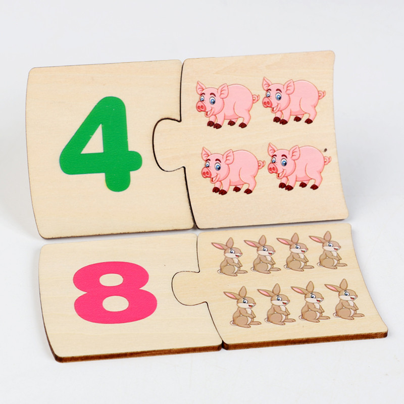 Children Iron Box Number Enlig - Wooden Puzzle Kids recension och pris