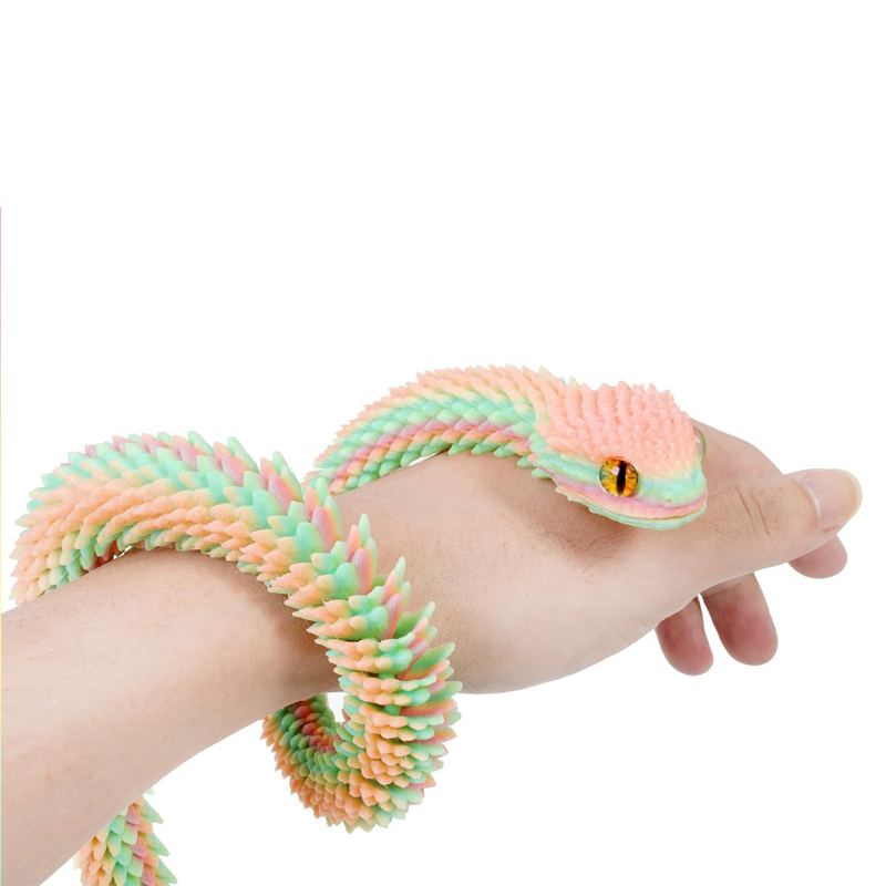 3D Printed Snake Movable Joint - Kids Toys Xmas recension och pris