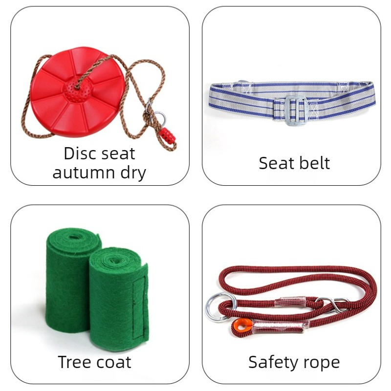 Kids Zipline Kit with Disc Swi - Kids Zip Toys recension och pris