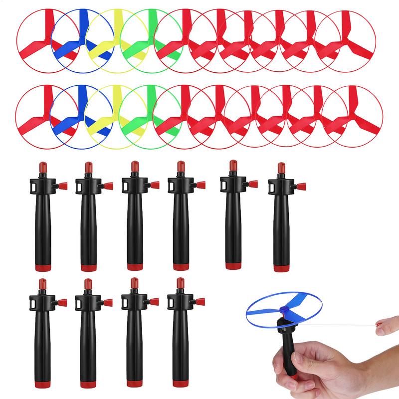 10 set Pull String Flying Disc - Kids Zip Toys recension och pris