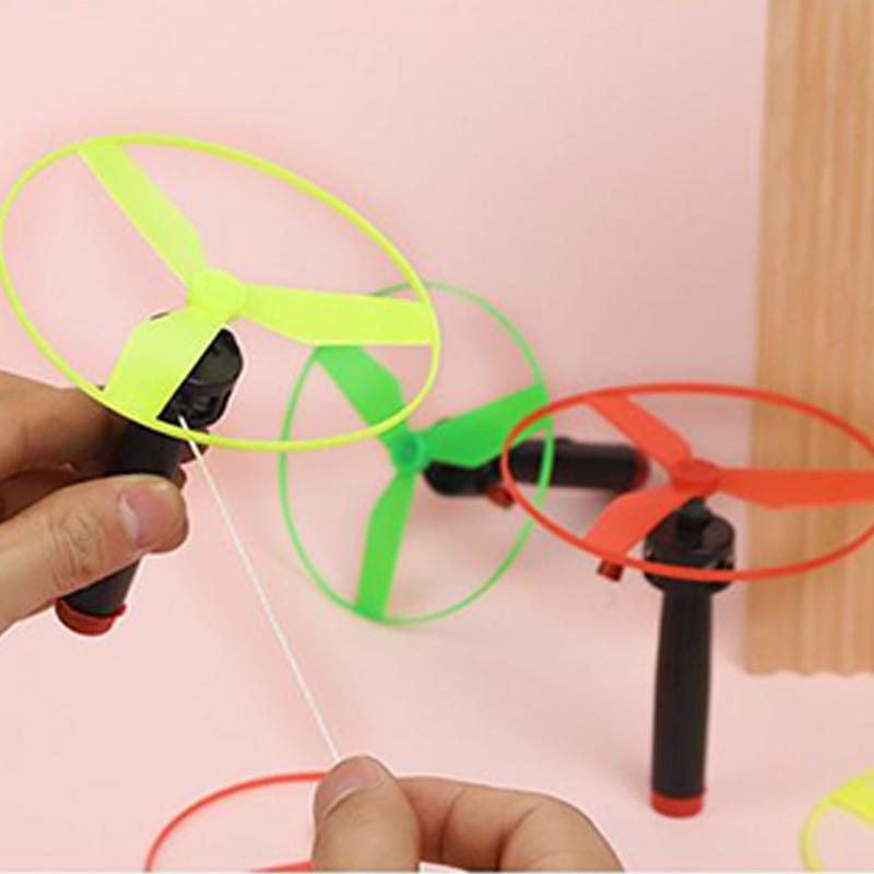 10 set Pull String Flying Disc - Kids Zip Toys recension och pris