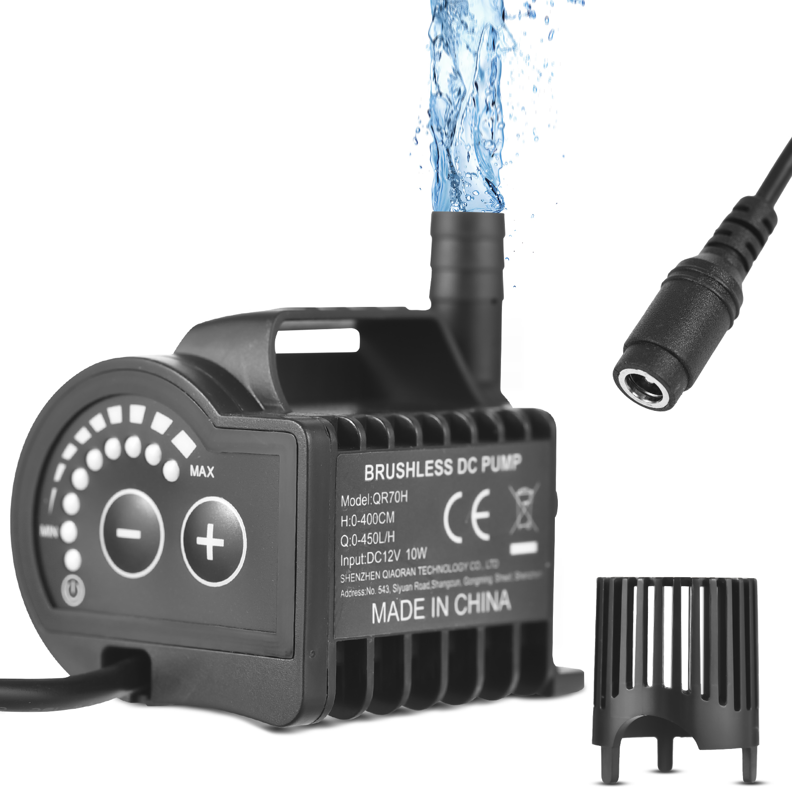 Submersible 12V Water Pump 8 L - Bubble Machine Outdoor recension och pris