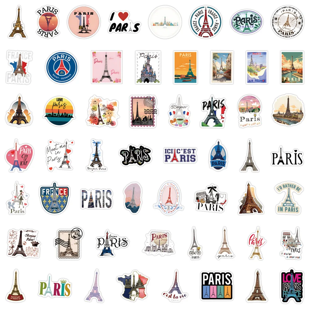 110PCS France Paris Stickers T - Kids Toys Paris recension och pris