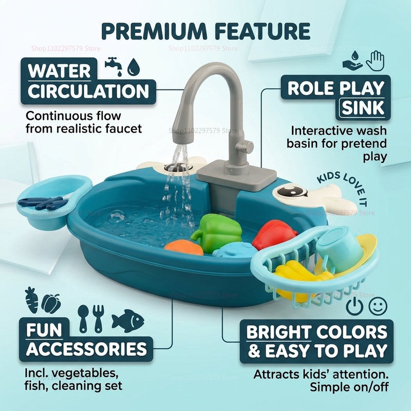 Toddler Interactive Water Play - Kids Toys Store recension och pris