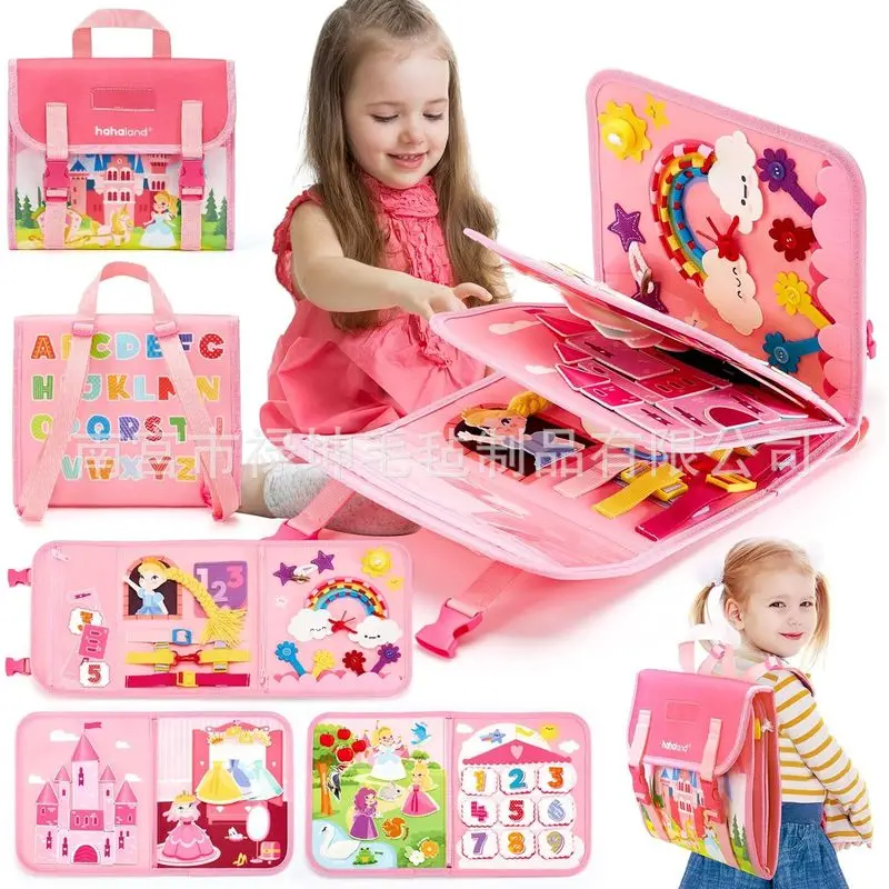 Princess Montessori Felt Busy  - Kids Toys Learning recension och pris