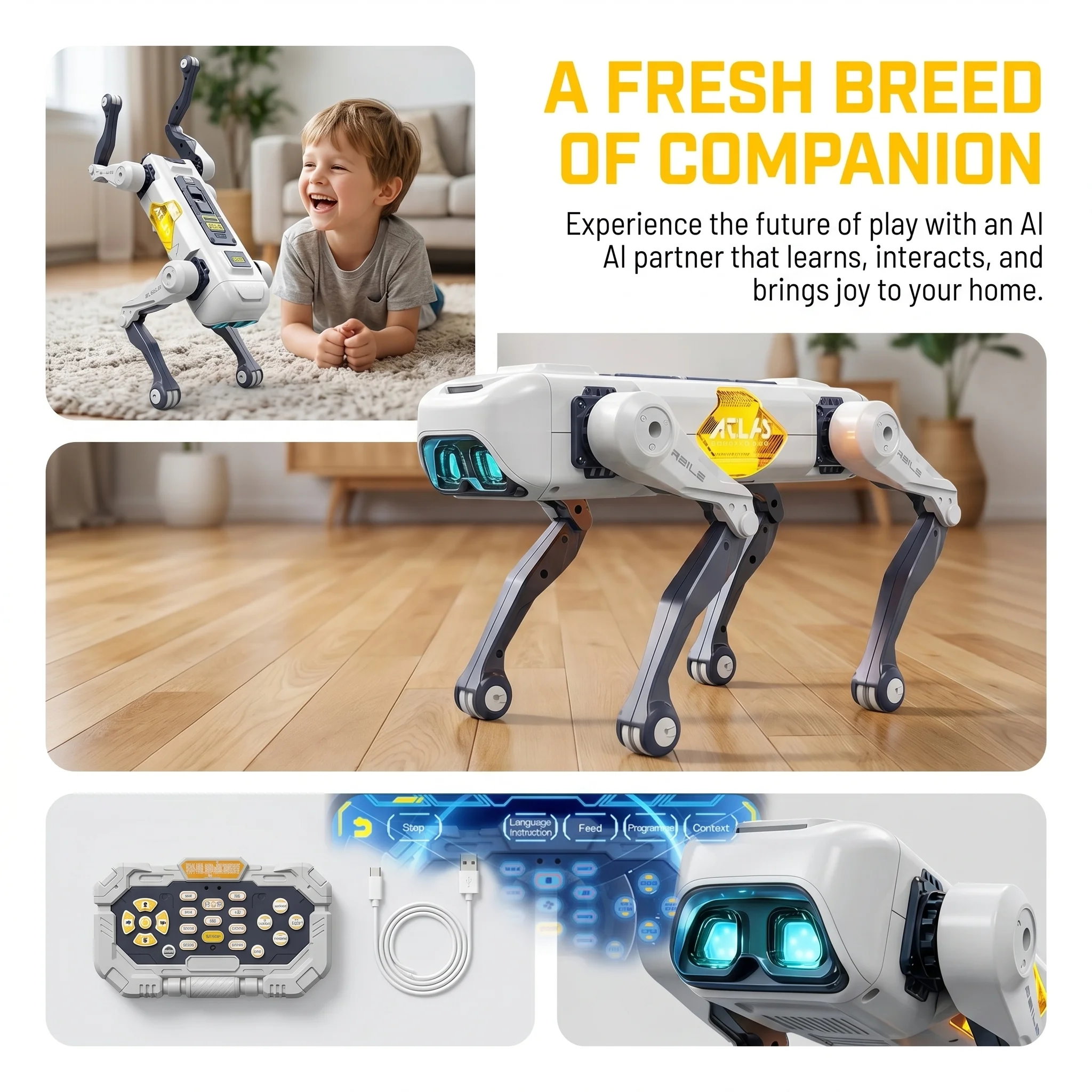 AI Smart Robot Dog, Voice & AP - Kids Toys Usa recension och pris
