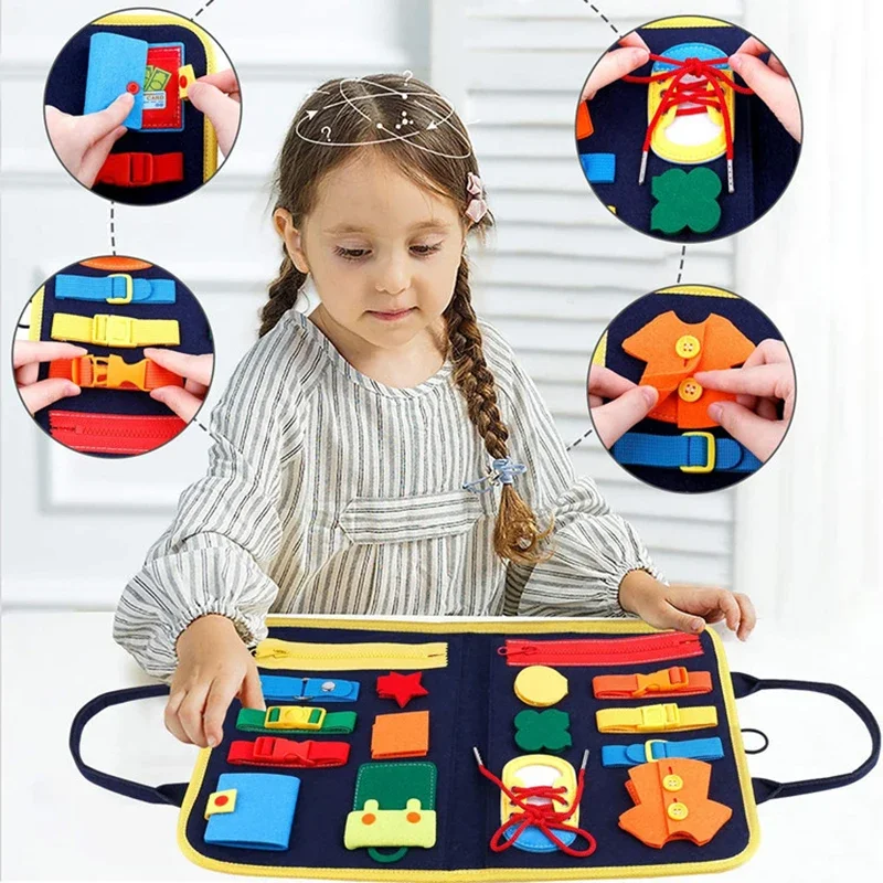 Kids Busy Board Buckle 1-5 Yea - Kids Zip Toys recension och pris