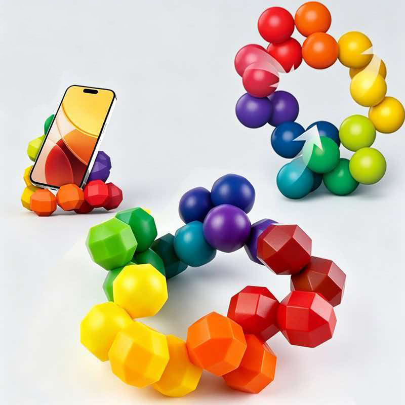 Rainbow Infinity Twist Sensory - Kids Quiet Toys recension och pris