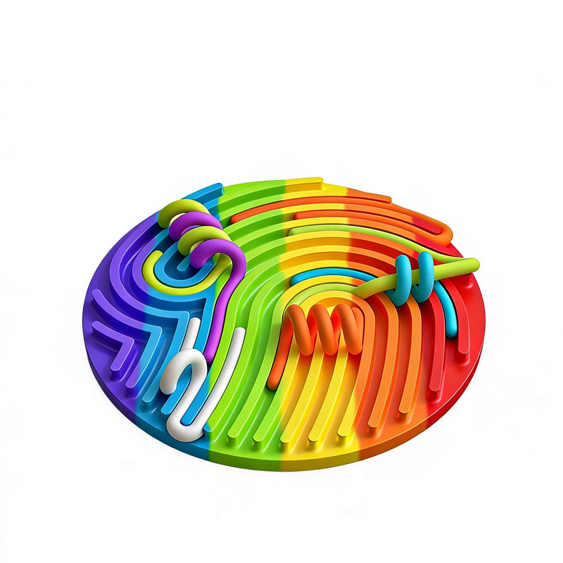 Sensory Activity Board Silicon - Kids Quiet Toys recension och pris