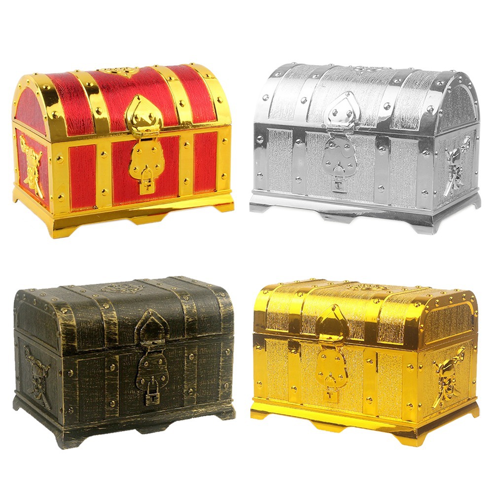 Pirate Treasure Chest Decorati - Kids Toys Vintage recension och pris