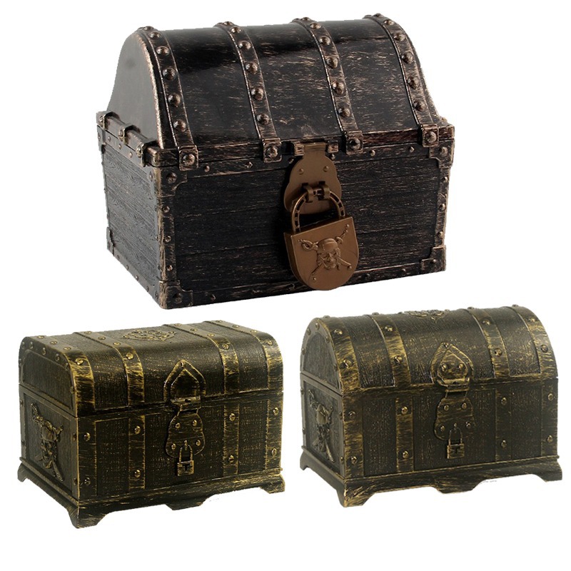 Pirate Treasure Chest Decorati - Kids Toys Vintage recension och pris