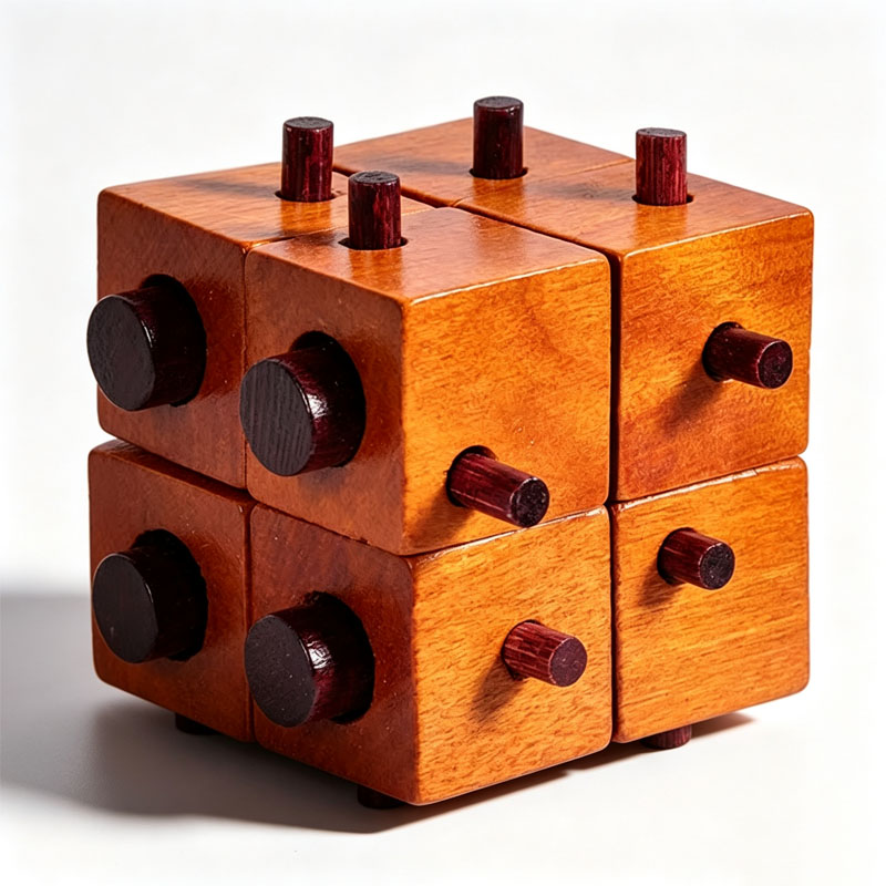 Difficult Luban Lock Wooden In - Wooden Puzzle Kids recension och pris