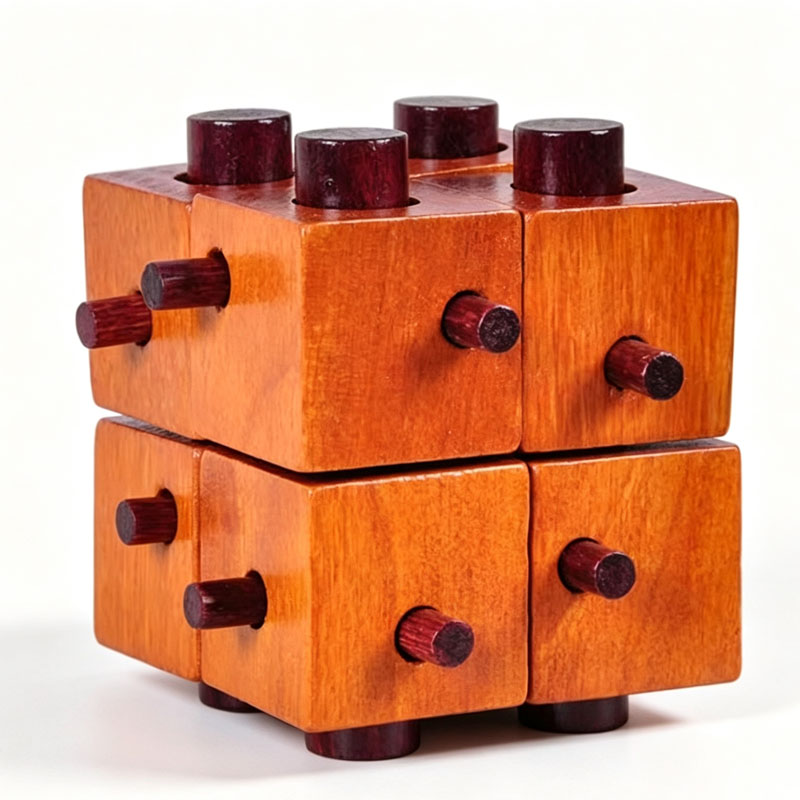 Difficult Luban Lock Wooden In - Wooden Puzzle Kids recension och pris